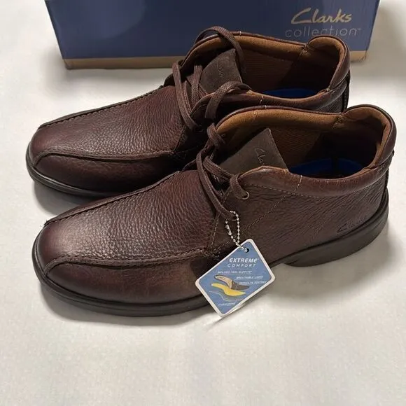 Clarks Dress Boots Mens 13 Brown Leather