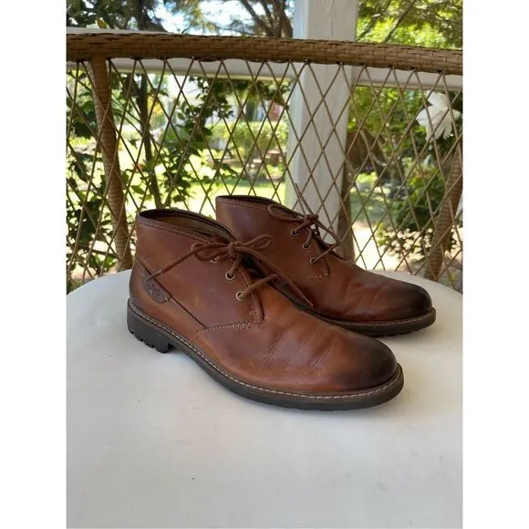 Clarks Men's Montacute Duke Leather Chukka Boots 03252 size 10