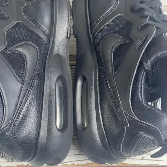 CLEAN Size 10 - Nike Air Max Prime Triple Black Shoes AUTHENTIC 2017