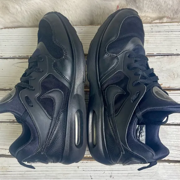 CLEAN Size 10 - Nike Air Max Prime Triple Black Shoes AUTHENTIC 2017