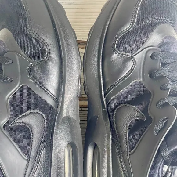 CLEAN Size 10 - Nike Air Max Prime Triple Black Shoes AUTHENTIC 2017