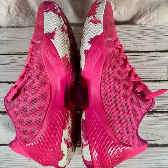 CLEAN Size 15 Li-Ning Basketball Shoes Dwayne Wade Hot Pink