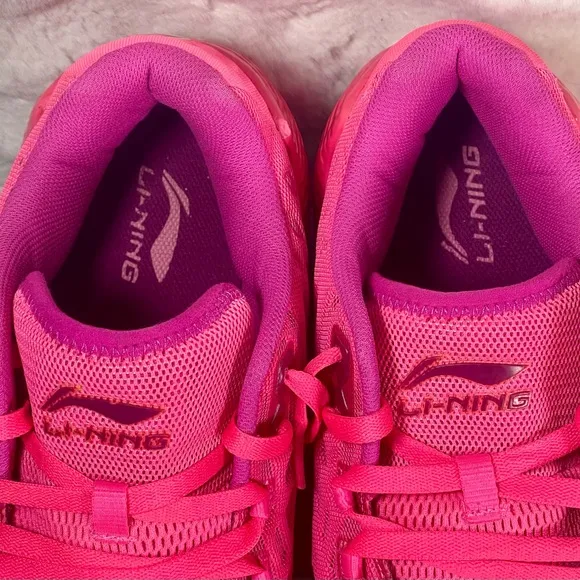 CLEAN Size 15 Li-Ning Basketball Shoes Dwayne Wade Hot Pink