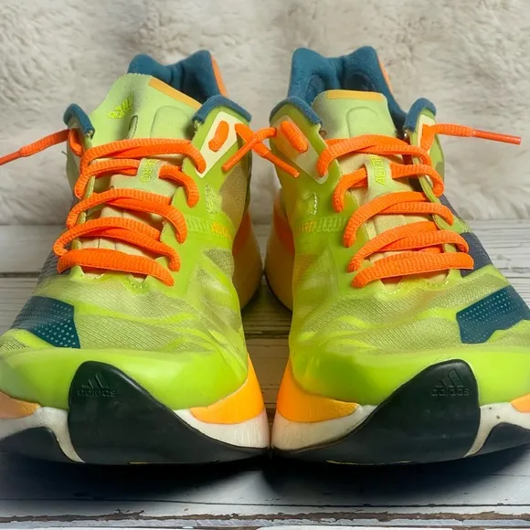 CLEANED Size 7.5‎ - adidas Adizero Adios Pro 2 Pulse Lime Flash Orange