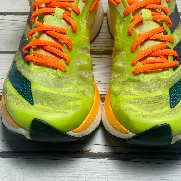 CLEANED Size 7.5‎ - adidas Adizero Adios Pro 2 Pulse Lime Flash Orange