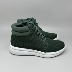 CLOUDSTEPPERS by Clarks Womens Washable Knit Boots Ezera Tie Green Size 6 New