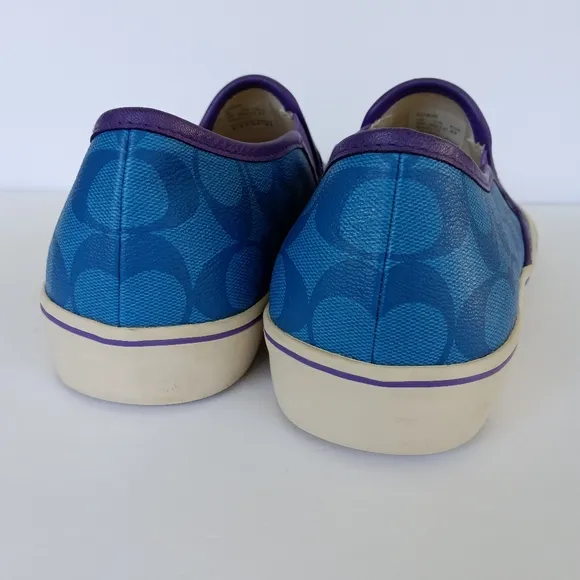 Coach Mens Slip On Skate Sneaker Loafer 9D
