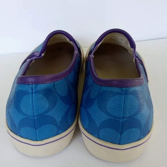 Coach Mens Slip On Skate Sneaker Loafer 9D