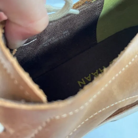 COLE HAAN BROWN LEATHER‎ Grand LACE UP SHOES MENS S