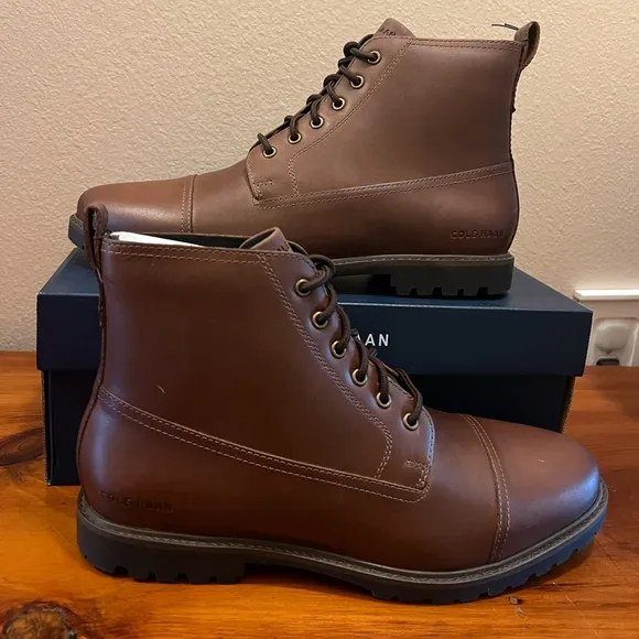 Cole Haan Grand  Men's Lug Boots- Size 9