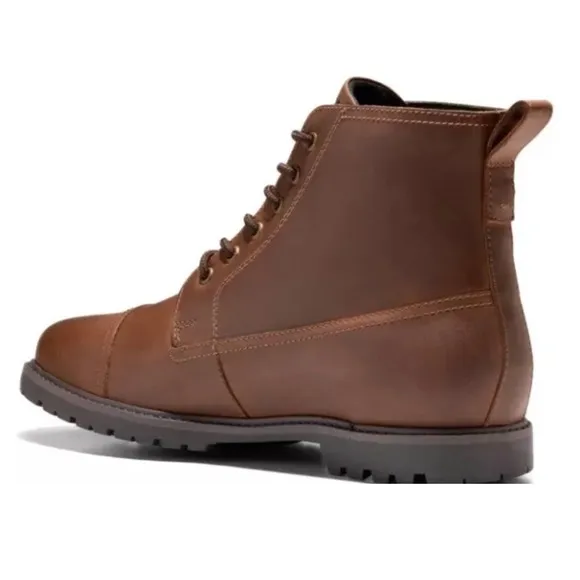 Cole Haan Leather Boots Grand  Cap‎ Toe Ankle Dress Brown Men's size 11 NIB