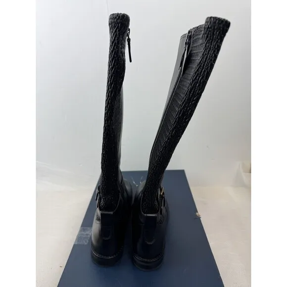 Cole Haan Women's Cape Stretch Side-Buckle Black Boots Size: 7.5 B
