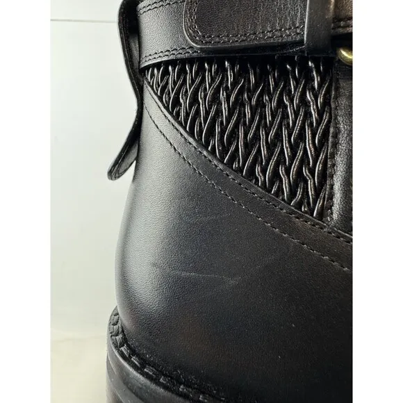 Cole Haan Women's Cape Stretch Side-Buckle Black Boots Size: 7.5 B