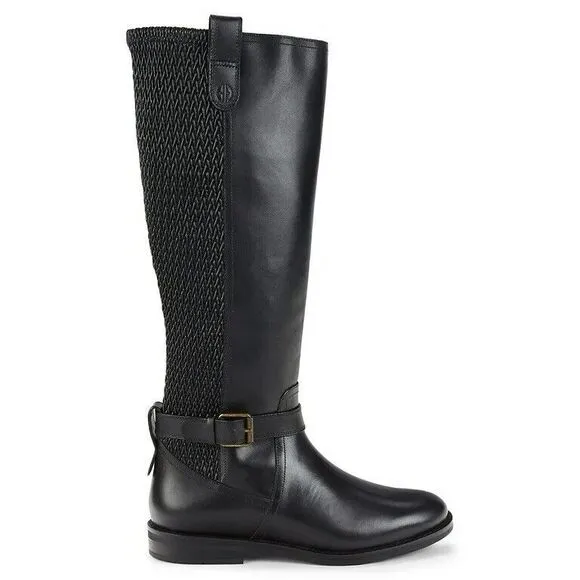 Cole Haan Women's Cape Stretch Side-Buckle Black Boots Size: 7.5 B