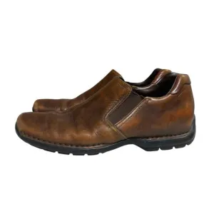 Cole Haan Zeno Leather Split Toe Slip On Shoes Brown Men’s‎ Size 11M