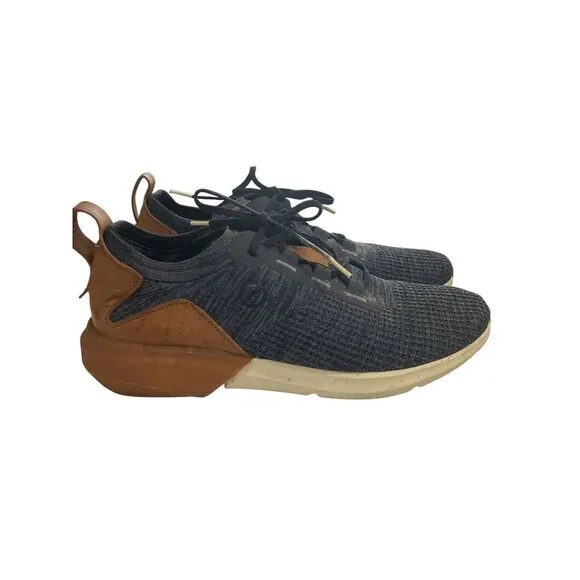 Cole Haan ZeroGrand Mens Size 12M Blue Brown Mesh Athletic Sneakers Shoes
