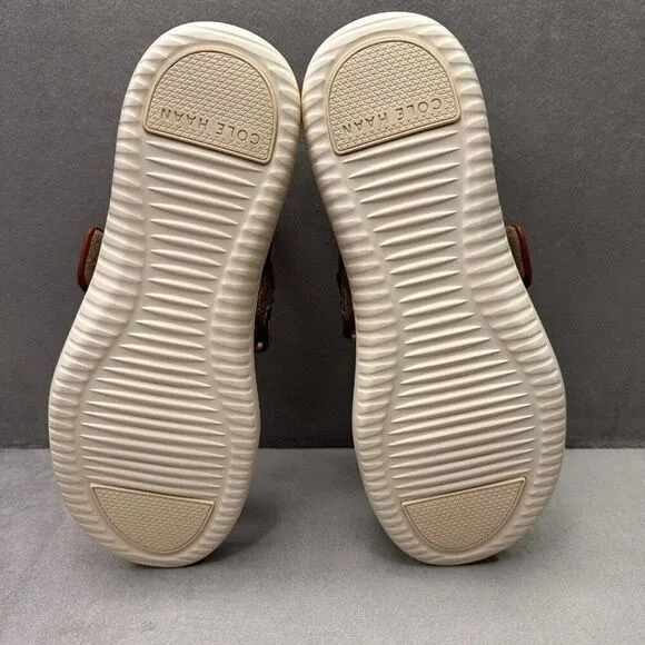Cole Haan ZeroGrand Meritt Womens Size 8 (B) Sandals Sand Dollar Snake Print NEW