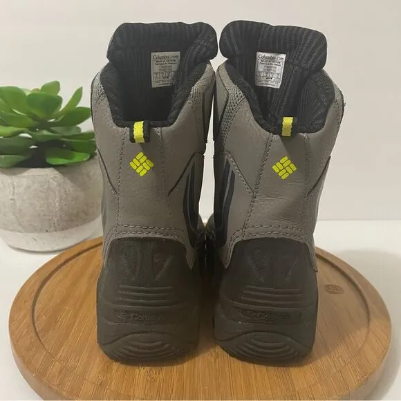 Columbia Bugaboot Gray Waterproof Snow Boots Insulated Men's Size 6