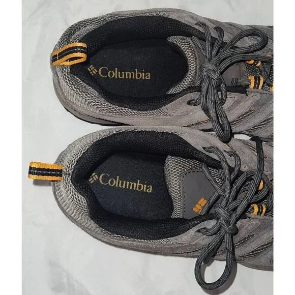 Columbia Mens North Plains Drifter BM6011-030 Gray Hiking Shoes Sneakers Size 10