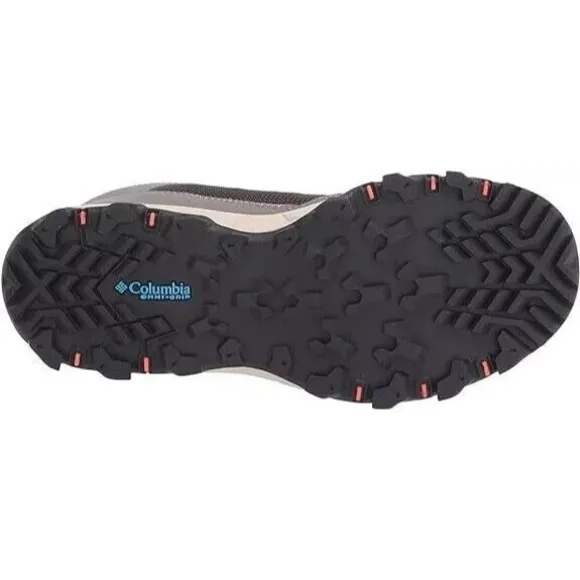 COLUMBIA Women's FLOW CENTRE Hiking Shoes Size 8.5 Sneakers Steam Fairytale NEW