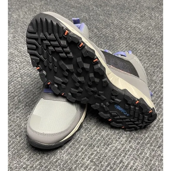 COLUMBIA Women's FLOW CENTRE Hiking Shoes Size 8.5 Sneakers Steam Fairytale NEW