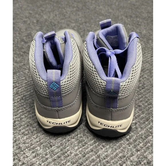 COLUMBIA Women's FLOW CENTRE Hiking Shoes Size 8.5 Sneakers Steam Fairytale NEW