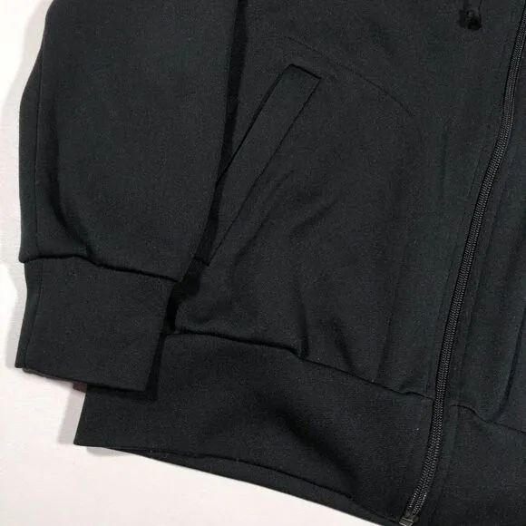 Comme des Garcons CDG PLAY Play Red Heart Hoodie Black Full Zip Size Medium B34