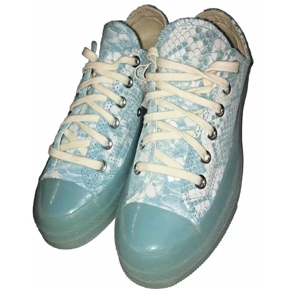 Converse 2022 Golf Wang X Chuck 70 Low OX Blue Python 173190C Size M5/W7 Unisex