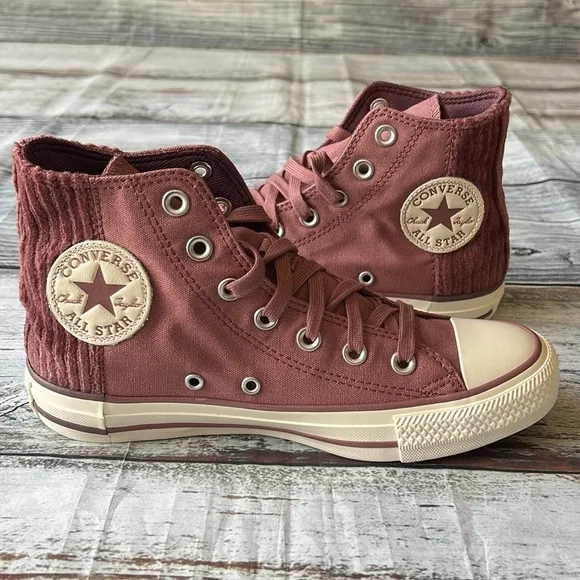 Converse All Star Chuck Taylor Saddle Dark Wine High Tops Women’s Size 7.