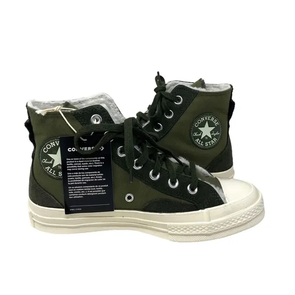 Converse Chuck 70 Shoes For Women Casual Khaki Canvas High Top Sneakers A05055C