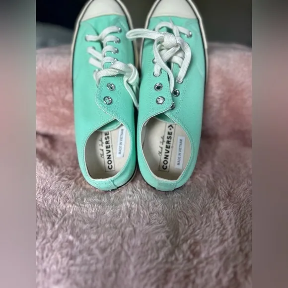 Converse Chuck Taylor All Star Ox Sneakers Prism Green, 9.5 Men / 11.5 Women