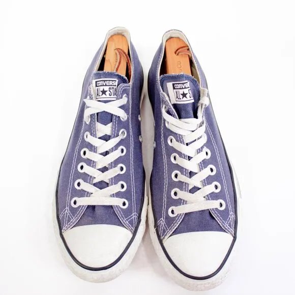Converse Men’s Size 9.5 All-Star Chuck Taylor Blue Sneakers Lo Top Tennis Shoes