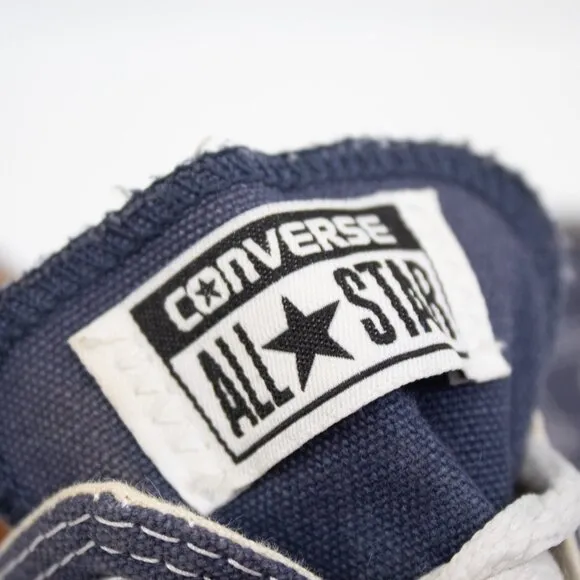 Converse Men’s Size 9.5 All-Star Chuck Taylor Blue Sneakers Lo Top Tennis Shoes
