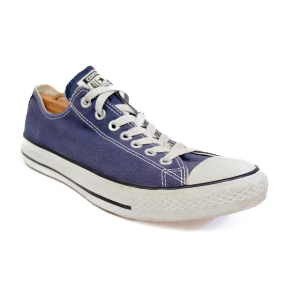 Converse Men’s Size 9.5 All-Star Chuck Taylor Blue Sneakers Lo Top Tennis Shoes