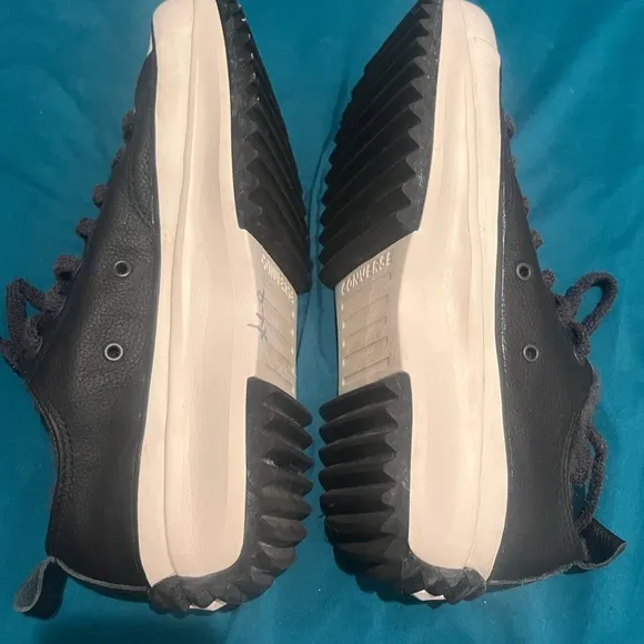 Converse Run Star Hike Low Cozy Club Almost Black Shoes Size mens 9.5 womens 11