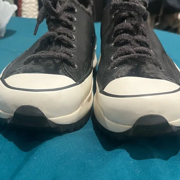 Converse Run Star Hike Low Cozy Club Almost Black Shoes Size mens 9.5 womens 11