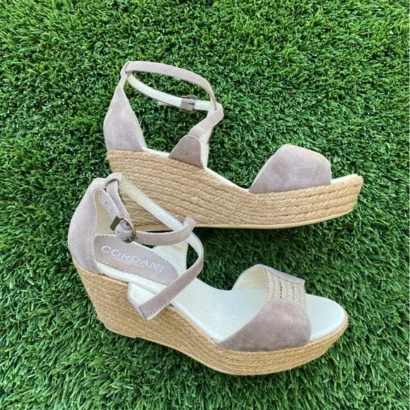 Cordani Women's Tan Wedge Sandals
