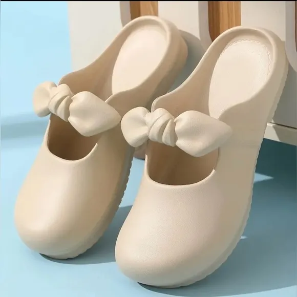 Cream Women's Slip-On Shoes