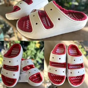 🔥🔥CROCS CLASSIC COZZZY SWEATER SANDAL Slide Size 9 Women 7 Mens