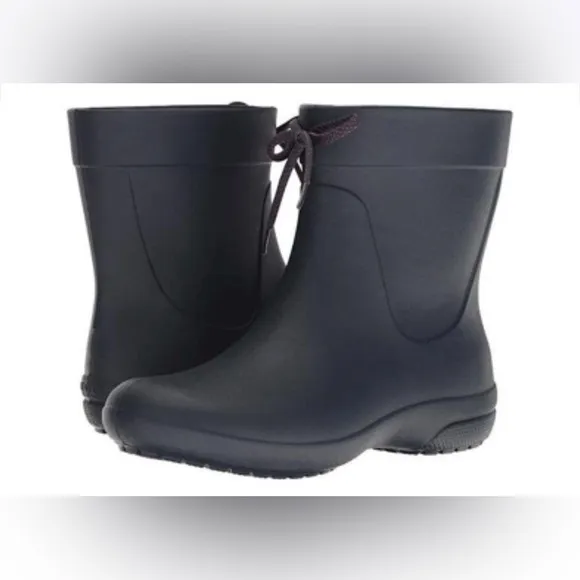 Crocs Women's Freesail Shorty Rainboot Rain Boots New