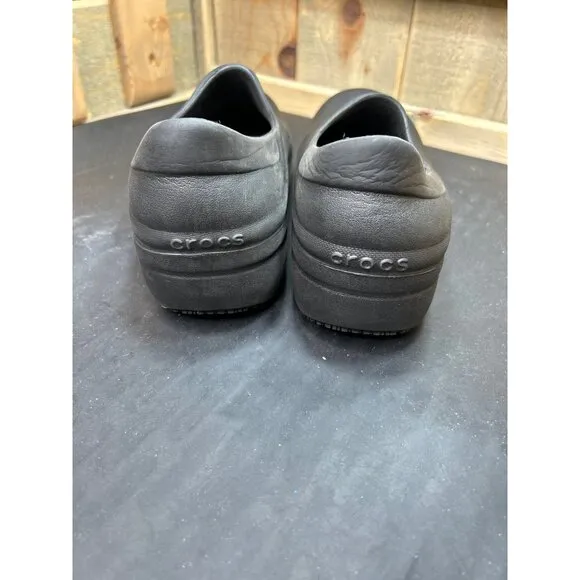 Crocs Women’s Neria Pro II Work Clog Work Slip-On Shoes Womens Size 9