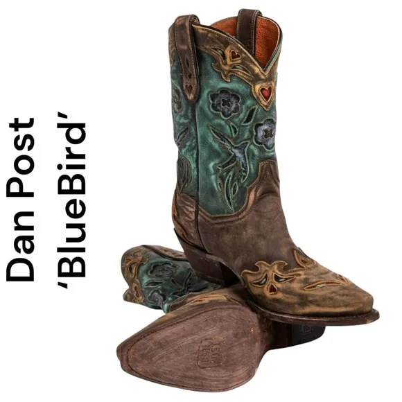DAN POST ‘BLUEBIRD’ WINGTIP BOOTS PRIDE OF NASHVILLE