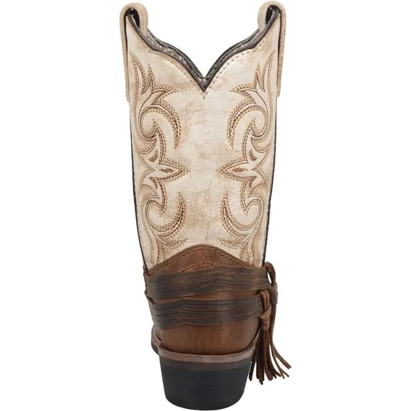 Dan Post‎ Lil Myra Brown And White Western Boots DPC2911 size 8.5