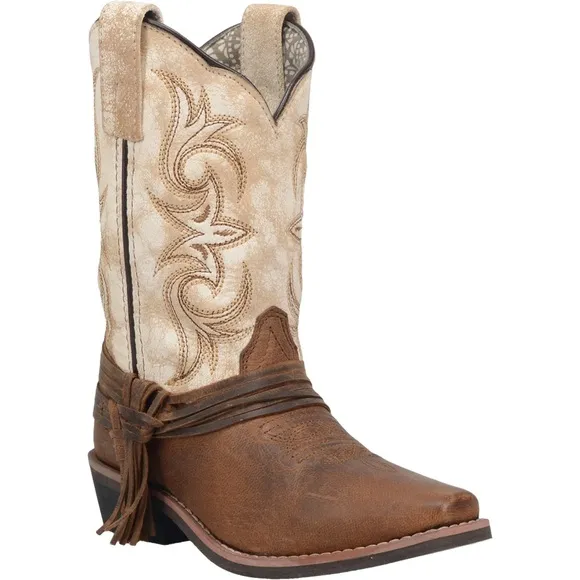 Dan Post‎ Lil Myra Brown And White Western Boots DPC2911 size 8.5