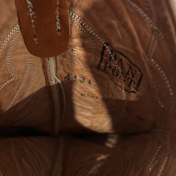 Dan Post Womens Heeled Western Cowgirl Boots 4131 Sz 6 Made In Spain 70s Vintage