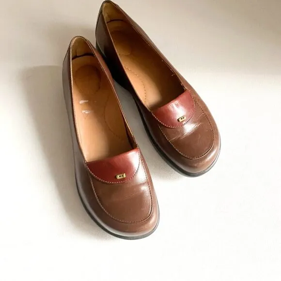 Dansko Brown Leather Classic Slip on Loafers 40