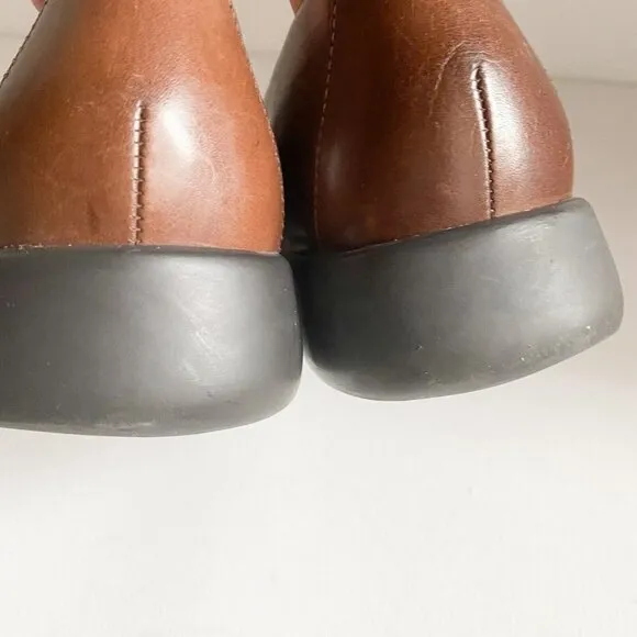Dansko Brown Leather Classic Slip on Loafers 40