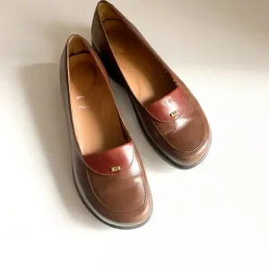 Dansko Brown Leather Classic Slip on Loafers 40