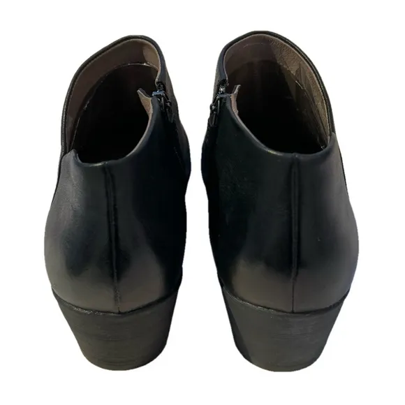 Dansko Raina Burnished Nubuck Black Leather Ankle Boots Size EU 40 US 9.…