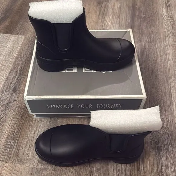 Dansko Womens EVA Molded Karmel Pull-On Ankle Rain Boots Black Size EU 38,US 7.5